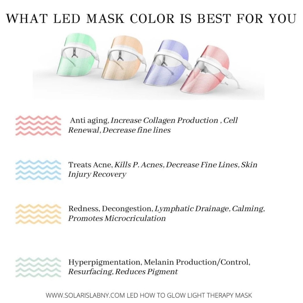 4 Color LED Light Therapy Mask - Picture 2 of 4